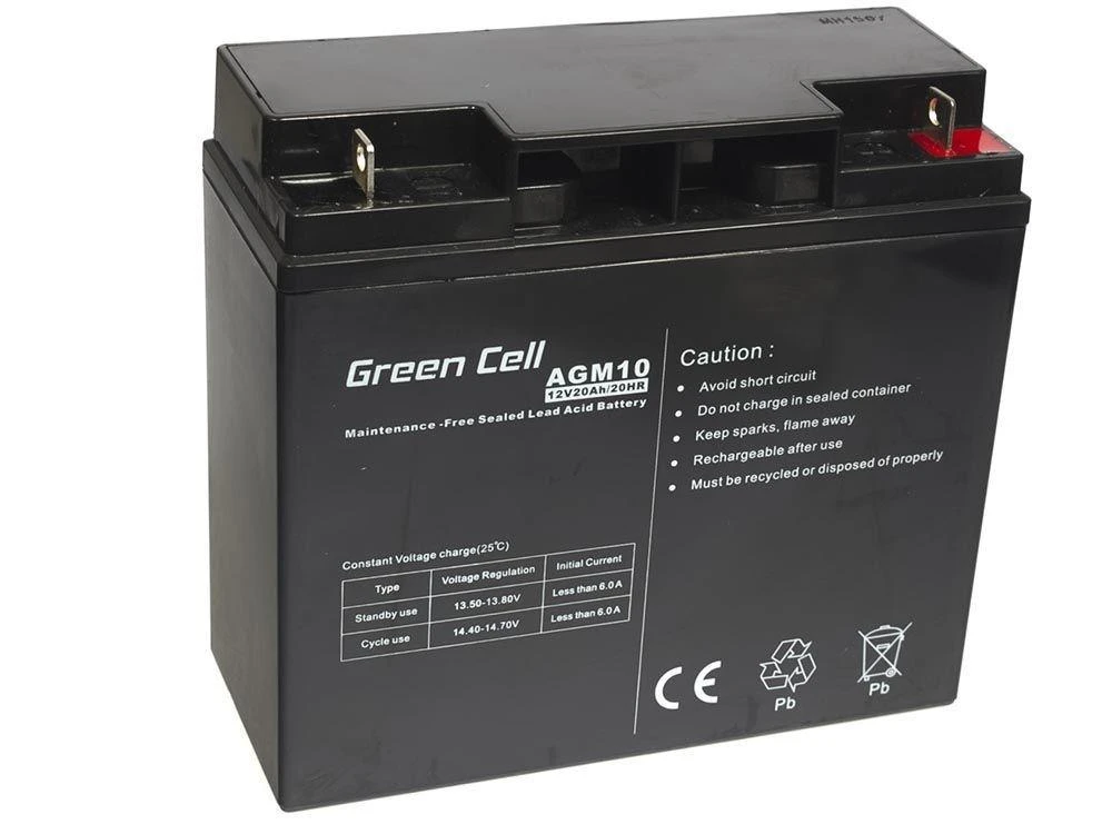 Green Cell Žalias Cell Žalias CELL Baterija AGM 12V20AH