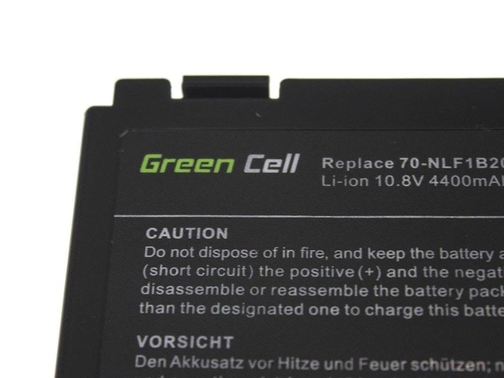 Green Cell GREENCELL AS01 Baterija Žalias Cell A32-F82 A32-F52, skirta Asus K40 K50IN K50IJ K61IC K70IJ