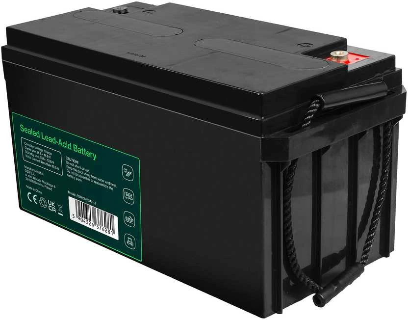 Green Cell Žalias Cell Žalias Cell Cube AGM VRLA IP54 12 V 65 Ah nereikalaujantis priežiūros akumuliatorius vejapjovėms, paspirtukams, valtims ir neįgaliųjų vežimėliams
