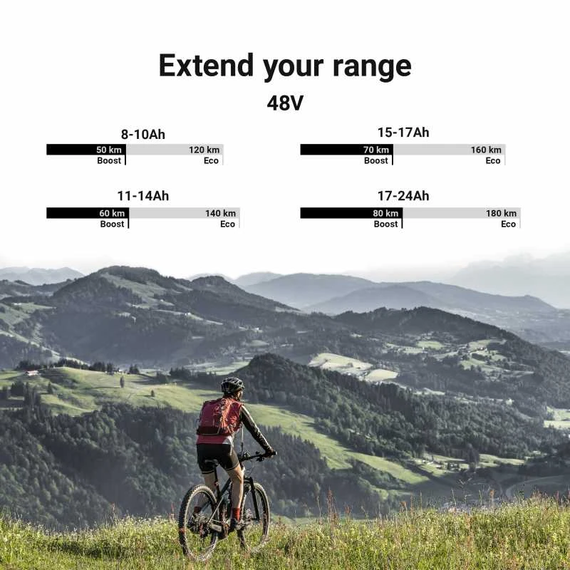 Green Cell Žalias Cell Žalias Cell E-bike akumuliatorius 48V 13Ah 624Wh Down Tube Ebike EC5 skirta Samebike SMLRO su įkrovikliu