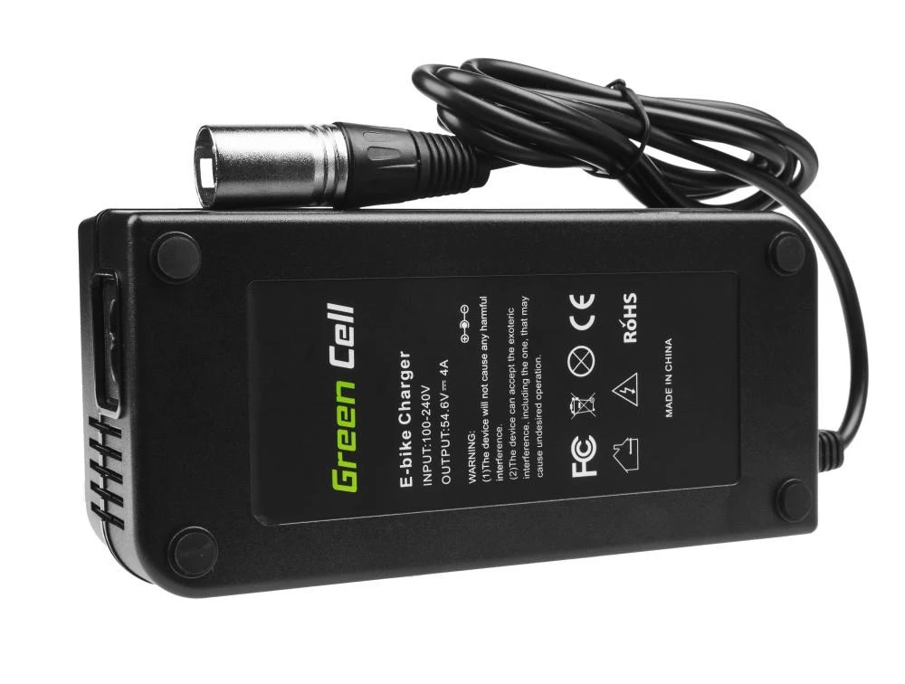 Green Cell Žalias Cell Žalias Cell įkroviklis skirtas E-Bike 3-Pin XLR 54.6 V 4A