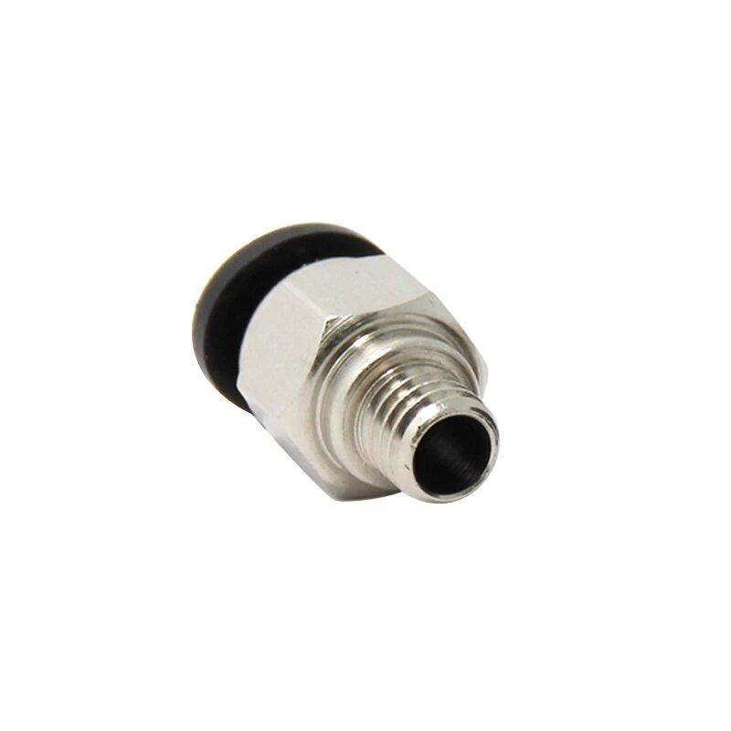 M6 sriegio pneumatinė jungtis 4mm vamzdeliui