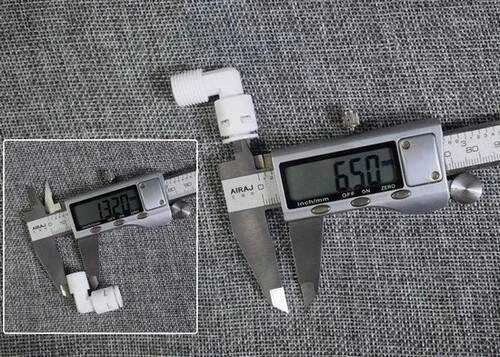Oem Greita vandens jungtis - alkūnė - kištukas 1/4" 6.5 mm - sriegis 13 mm - osmosas