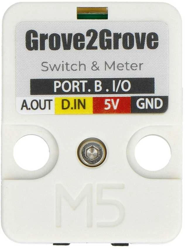 M5Stack Grove2Grove modulis su išvesties jungčių žymėjimu