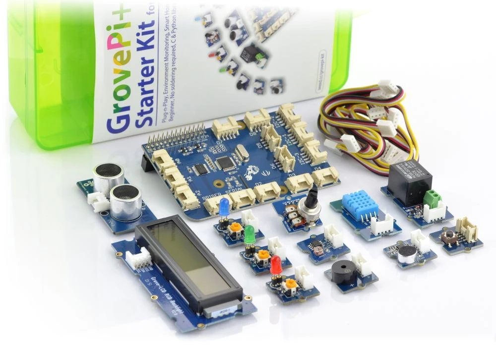 GrovePi+ StarterKit komponentų rinkinys