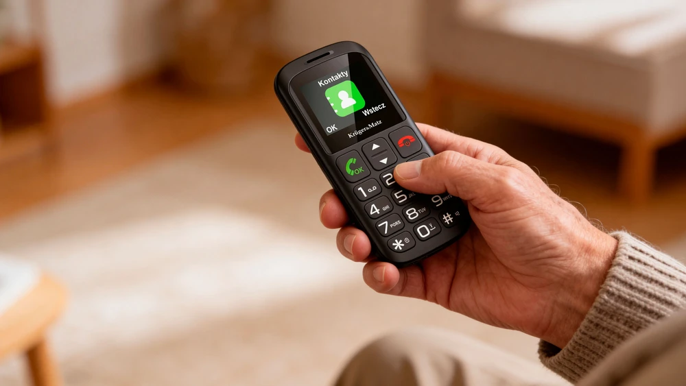 Kruger & Matz „KrugerMatz Simple 923“ 4G GSM telefonas senjorams