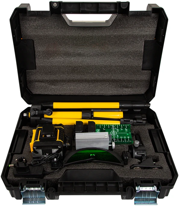 50-249# Miernik niwelator gt-c3 blow laser krzyżowy poziomica 16 liniowy 4d ze statywem
