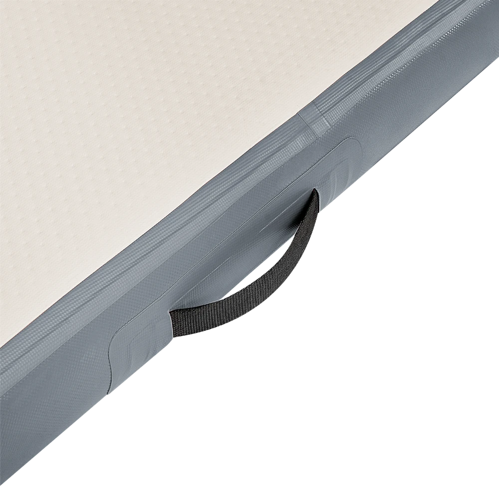 >Airtrack REBEL 300x100x10 gimnastikos ir akrobatikos takelis - pilkas