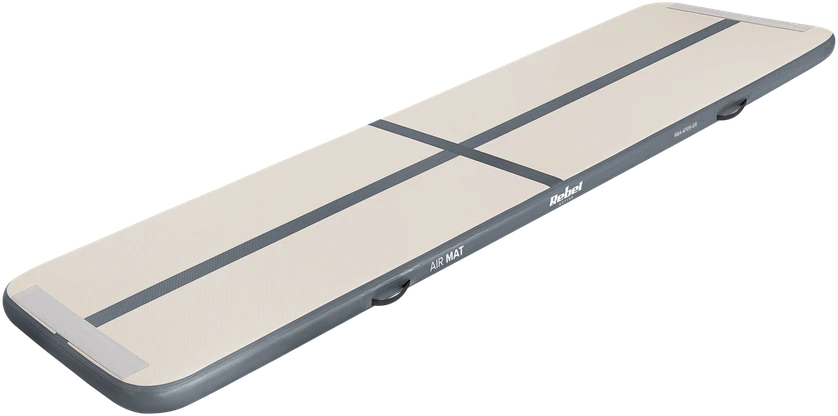 >Airtrack REBEL 500x100x10 gimnastikos ir akrobatikos takelis - pilkas