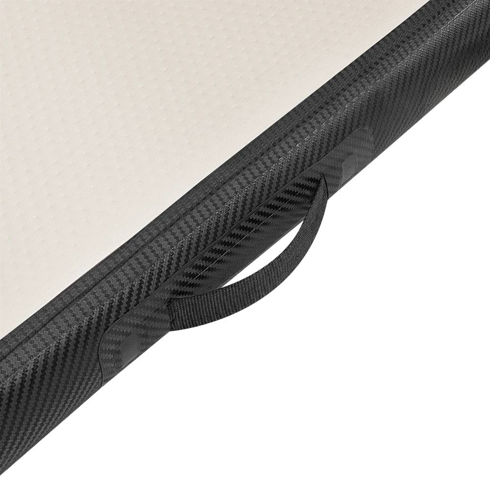 >Airtrack REBEL PRO 500x100x10 gimnastikos ir akrobatikos takelis - juodas