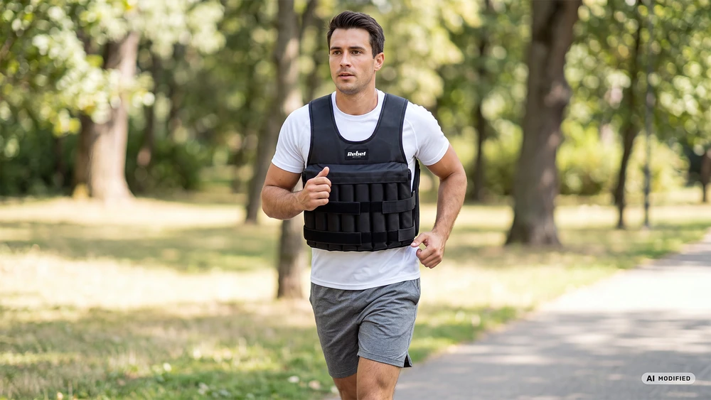 >>Rebel Active 10kg reguliuojamo svorio liemenė