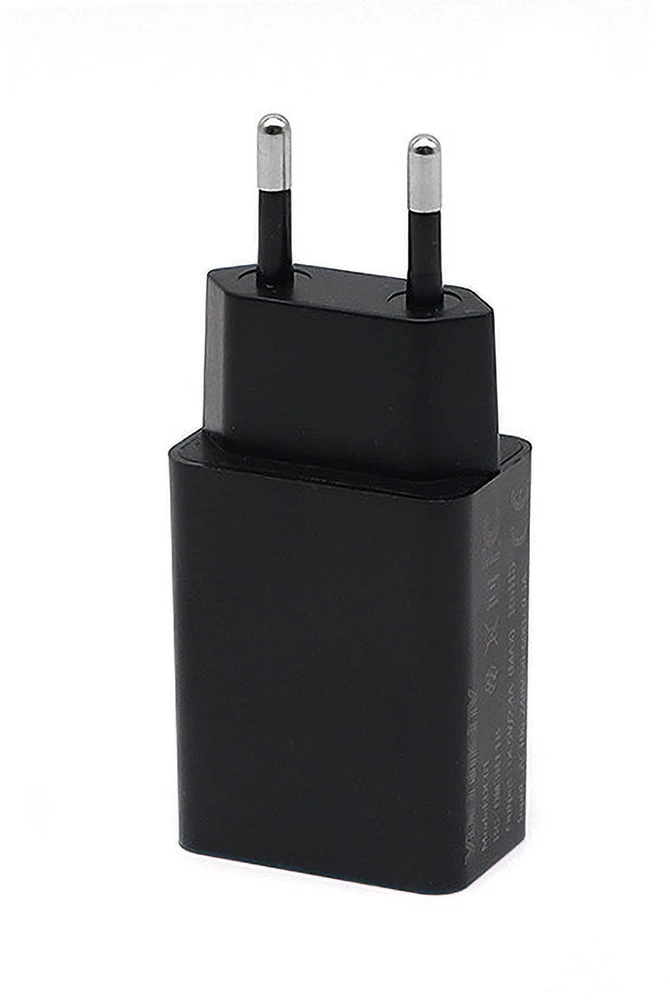 LP Nemo Įkroviklis 12W 2.4A + USB - USB-C kabelis Denmen DC01 juodos spalvos