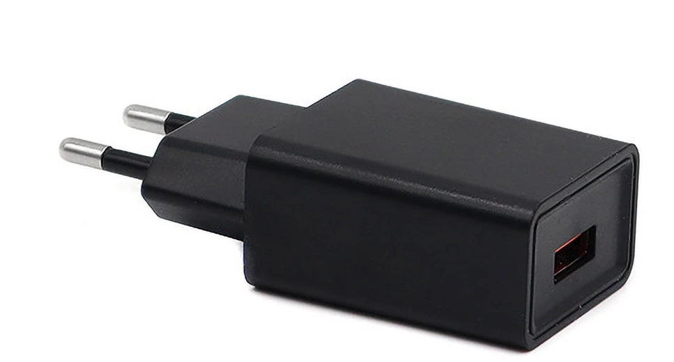 LP Nemo Įkroviklis 12W 2.4A + USB - USB-C kabelis Denmen DC01 juodos spalvos