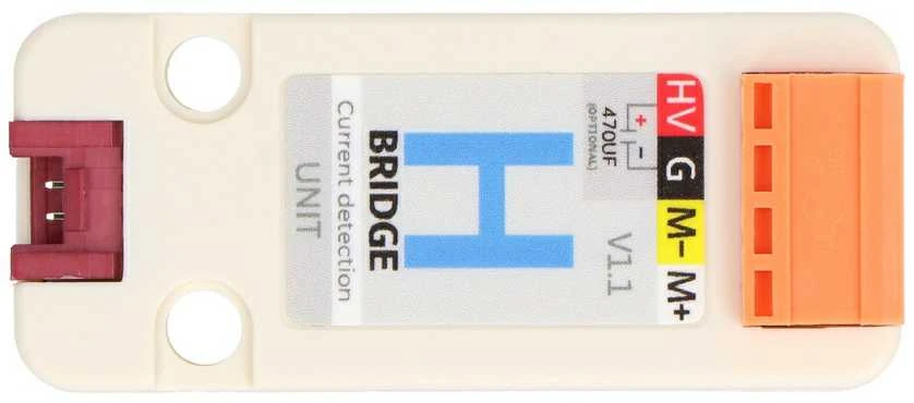 H-Bridge Unit v1.1 su gnybtais ir jungtimi