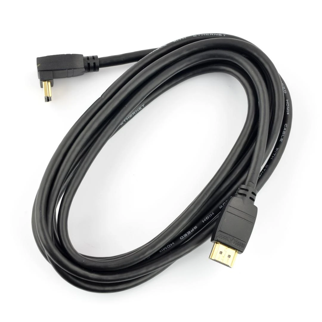 Blow HDMI laidas su kampine jungtimi 3m