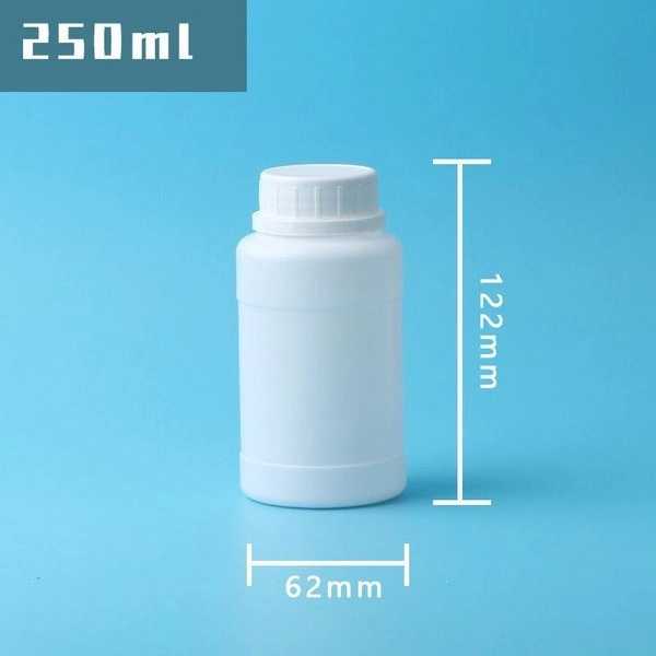 Oem HDPE buteliukas - 250 ml - su dangteliu