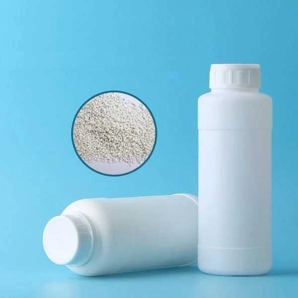 HDPE buteliukai 250 ml su žaliavų pavyzdžiu