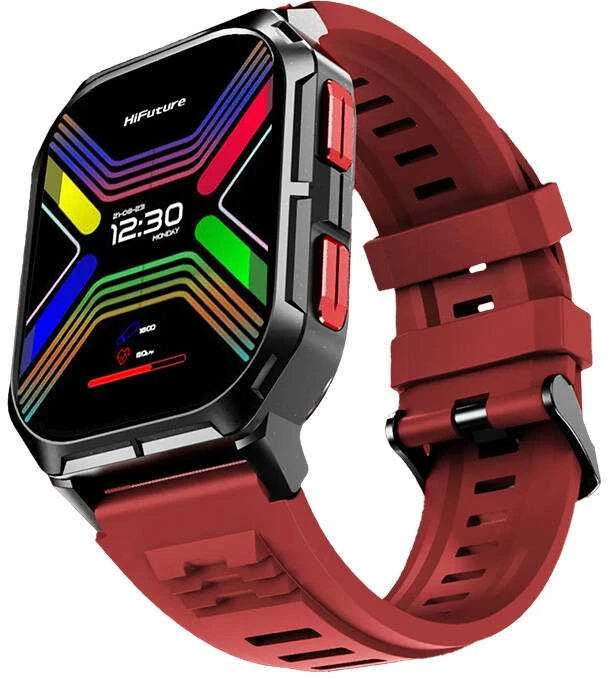 HiFuture FutureFit Ultra3 išmanusis laikrodis raudonas
