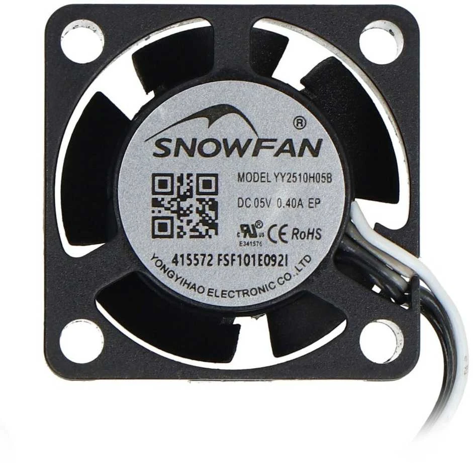 SNOWFAN ventiliatorius su techniniais parametrais