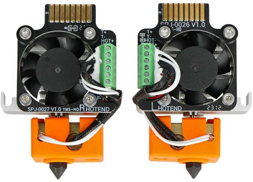 Hotend galvutė Snapmaker J1 3D spausdintuvui - 0.4mm - grūdintas antgalis - 2 vnt.