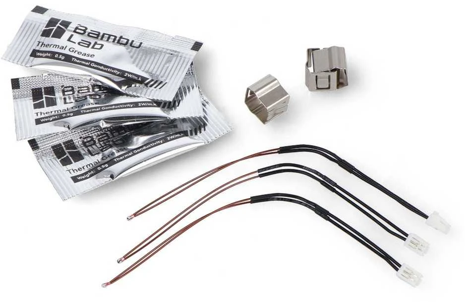 Bambu Lab X1 hotend termistoriai su priedais