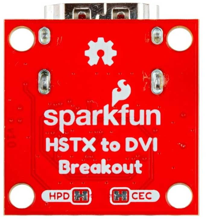 HSTX 22 kontaktų DVI adapteris, skirtas Raspberry Pi 5 / IoT RedBoard RP2350 – SparkFun BOB-28468