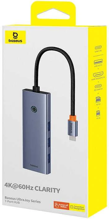Baseus UltraJoy 7in1 adapteris pakuotėje