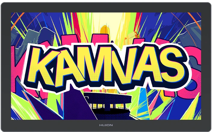 Grafikos Planšetė - Huion Kamvas 22 Gen 3 21.5 colių 2.5K 16,384 Spaudimo Lygiai Juoda