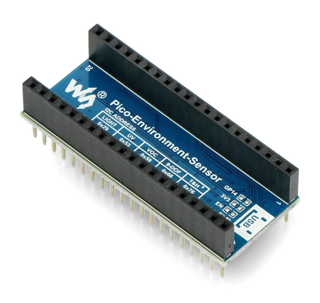 I2C aplinkos jutiklis - skirtas Raspberry Pi Pico - Waveshare 20232