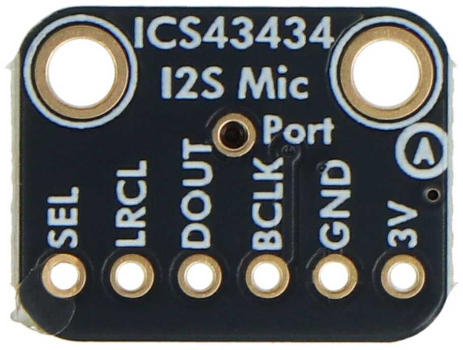 ICS43434 MEMS mikrofonas su I2S sąsaja - Adafruit 6049