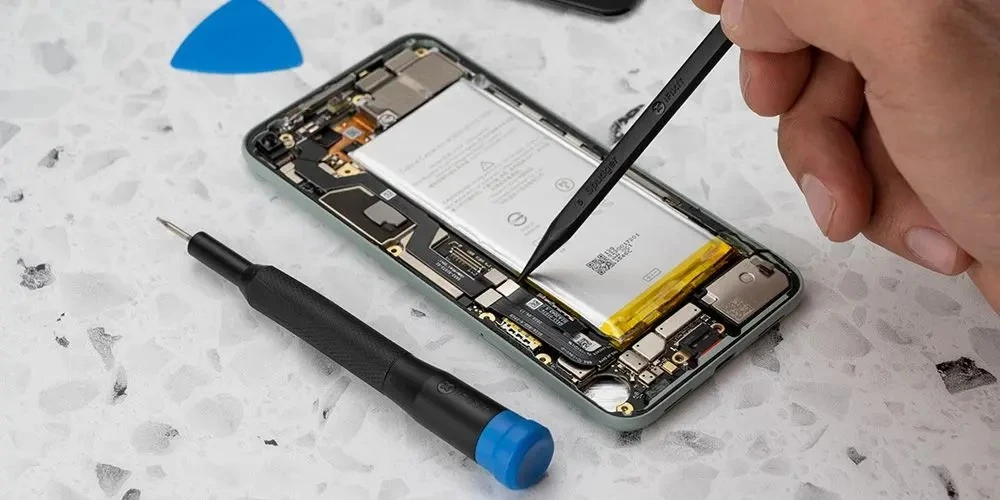 „iFixit Spudger“ įrankis išmaniųjų telefonų ir planšetinių kompiuterių dėklams atidaryti – 3 vnt. pakuotėje