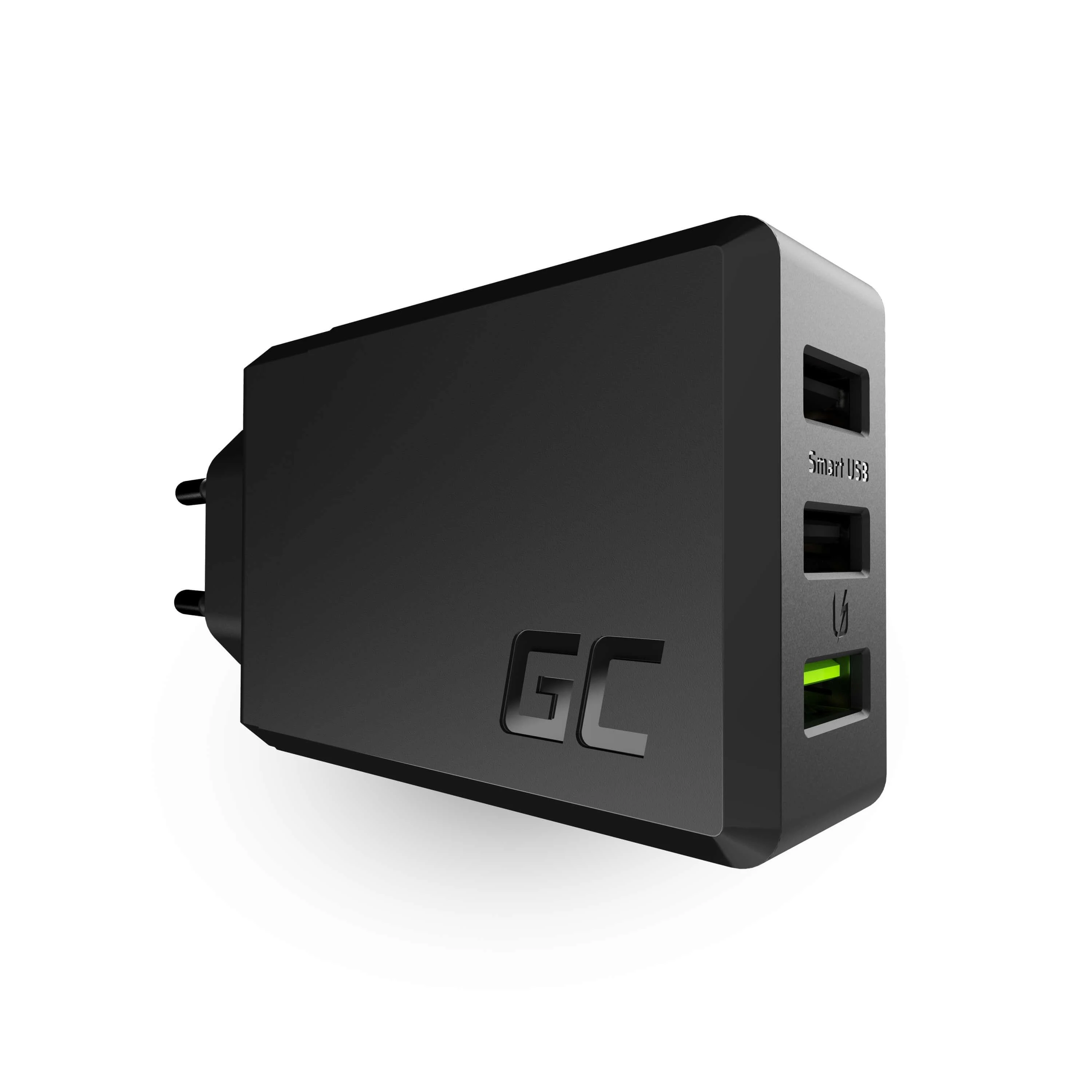 Green Cell ChargeSource 3 įkroviklis su trimis USB jungtimis