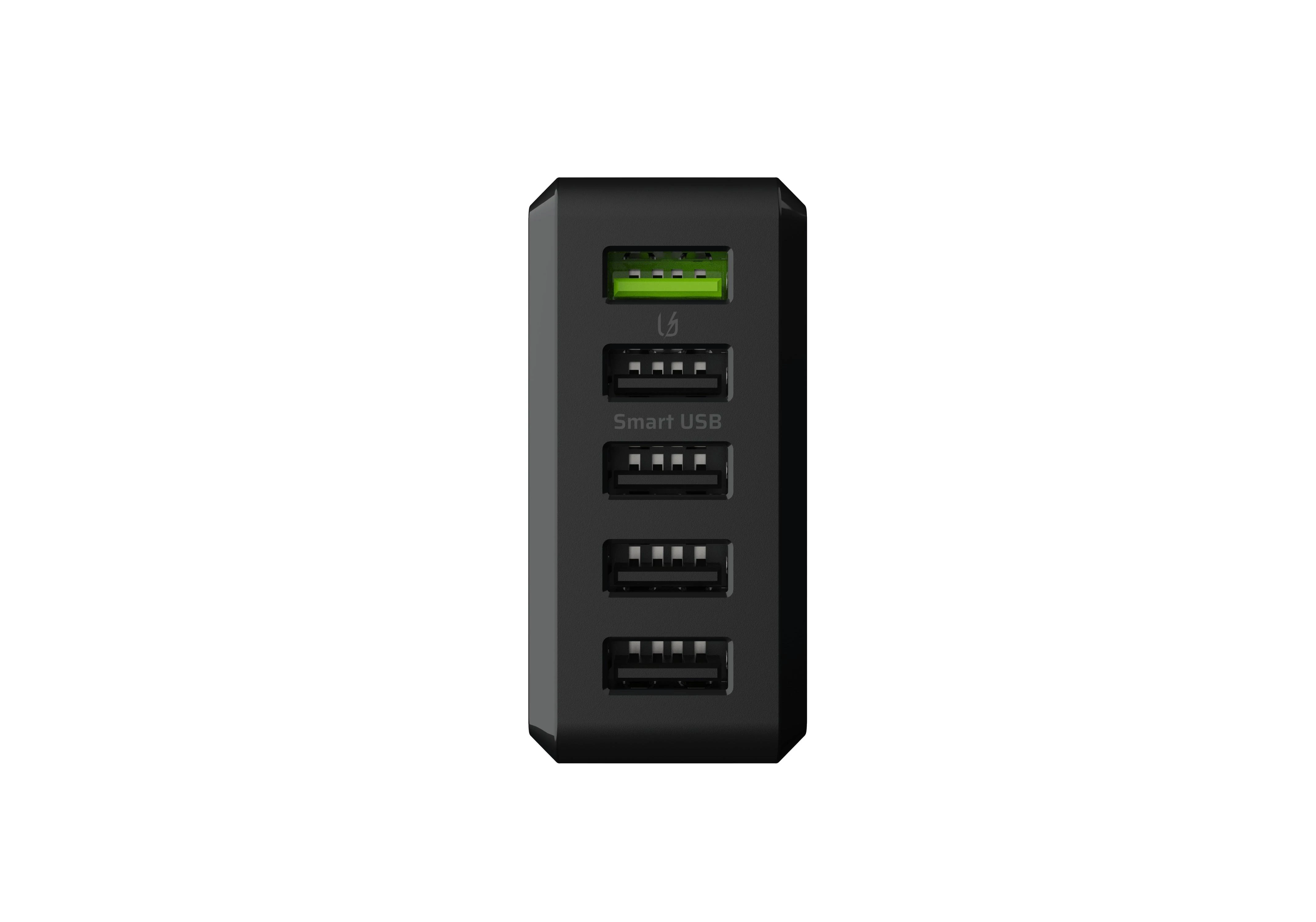 Green Cell Žalias Cell GREENCELL ChargeSource 5 5xUSB 52W sieninis adapteris Ultra Charge ir Smart Charge
