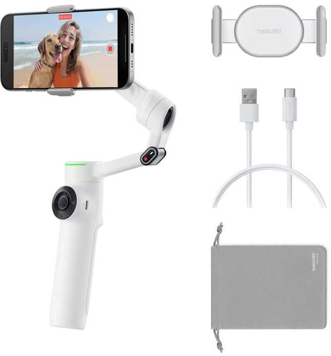 Insta360 Flow 2 Pro AI Tracker Bundle/ Summit Baltas