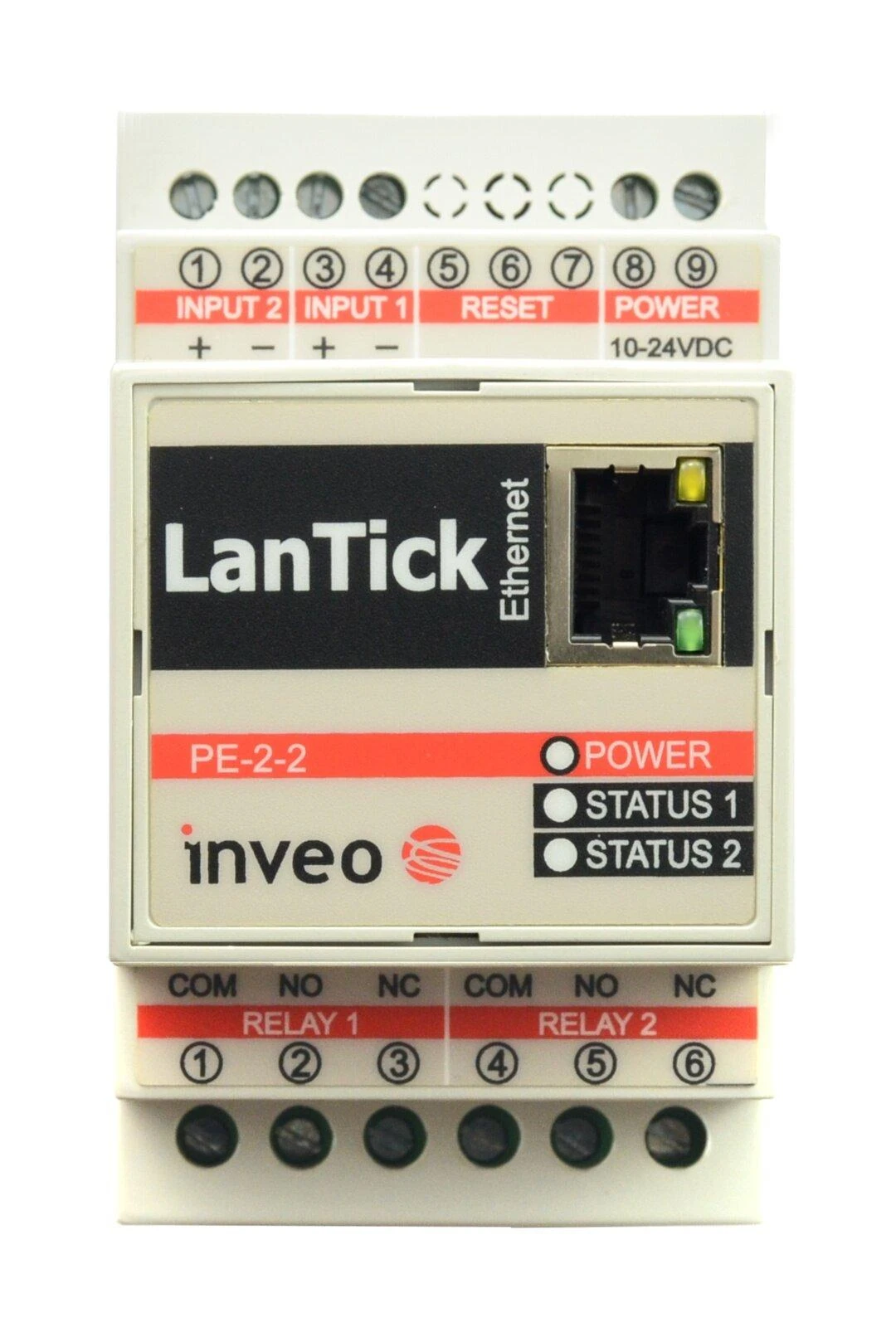 Inveo LanTick Pro PE-2-2 su Ethernet prievadu