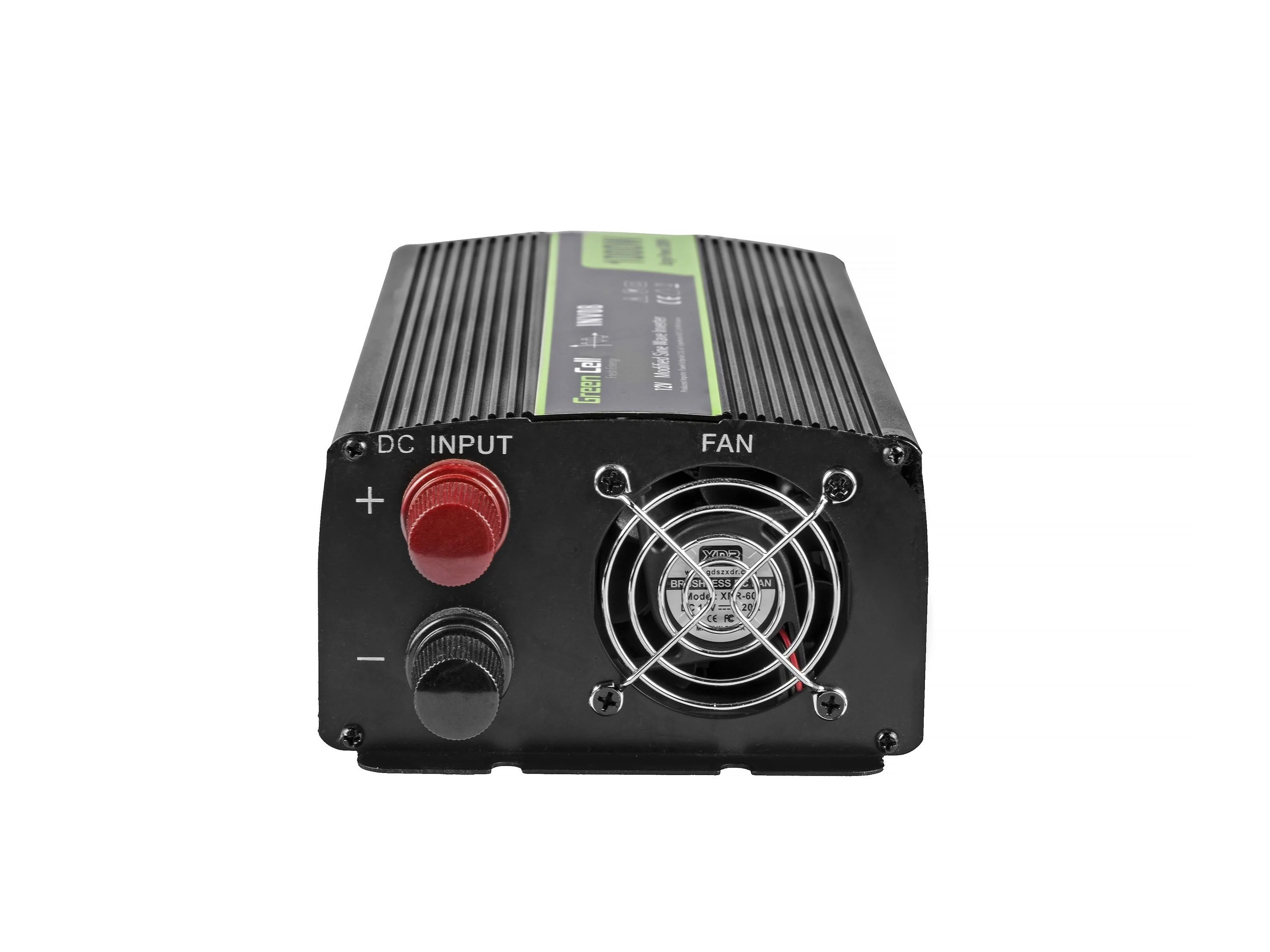Green Cell Žalias Cell Automobilinis įtampos keitiklis Žalias Cell ® 12V do 220V, 1000W/2000W