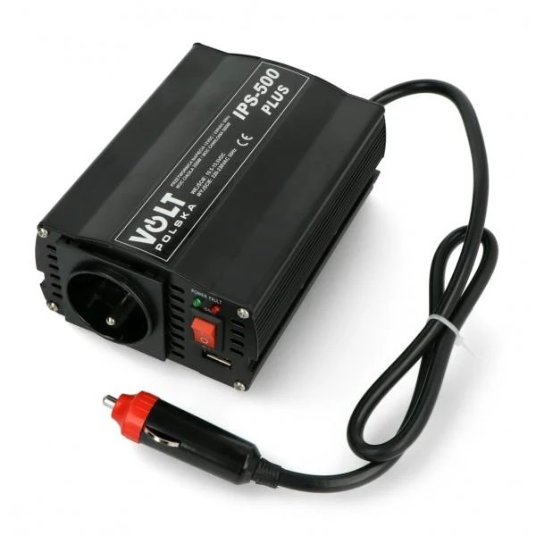 Inverteris Volt IPS-500 Plus - 12VDC/230VAC 350/500W
