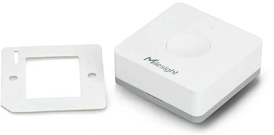 IP30 LoRaWAN išmanusis jutiklinis sieninis jungiklis - baltas - Scenos versija - Milesight WS101-868M