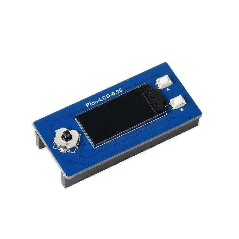 IPS LCD ekranas 0.96" 160x80px, SPI, 65K RGB, skirtas Raspberry Pi Pico, Waveshare 19653