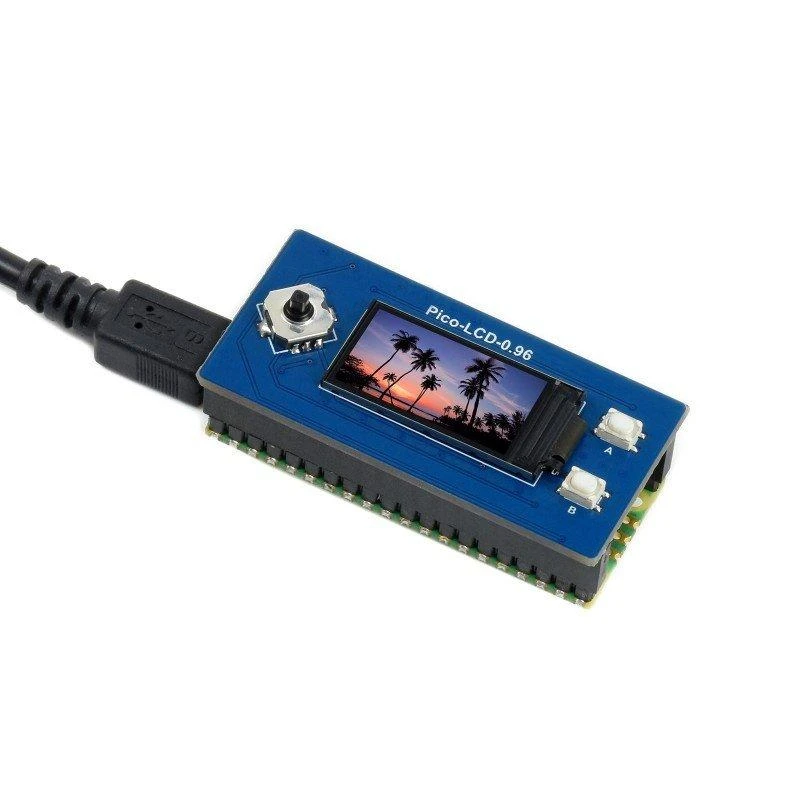 Waveshare Pico LCD ekranas su USB jungtimi