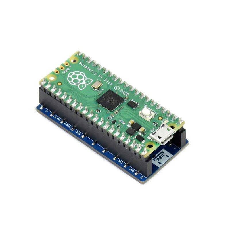 Raspberry Pi Pico su prijungtu Waveshare LCD ekranu