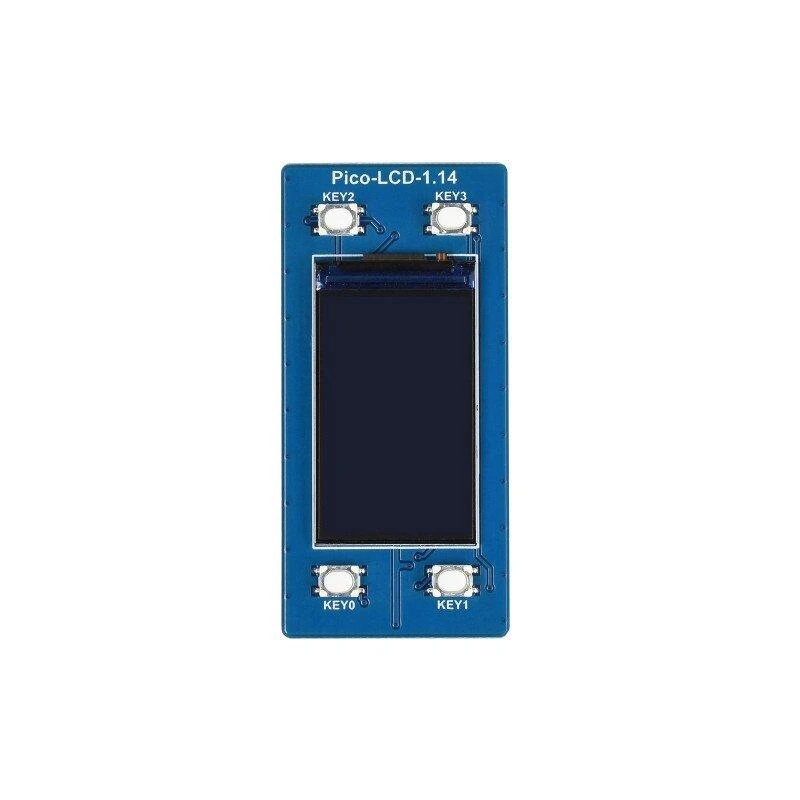 IPS LCD ekranas 1.14" 240x135px, SPI, skirtas Raspberry Pi Pico, Waveshare 19340