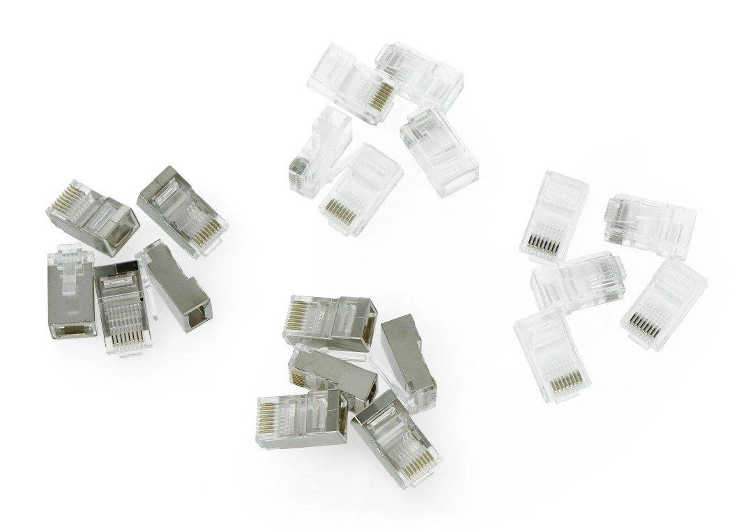 LANBERG NT-0303 Lanberg presavimo įrankių rinkinys su RJ45 jungtimis ekranuotais ir neekranuotais