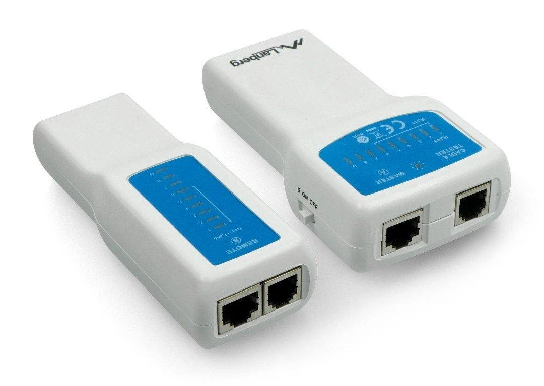LANBERG NT-0302 Lanberg įrankių rinkinys su RJ45/11, kabelių testeriu, užspaudimu, nuėmimu ir LSA įėjimais.