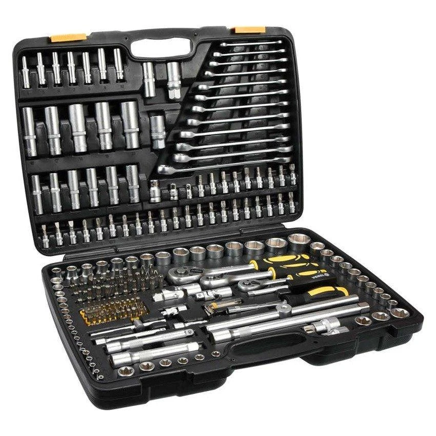 Įrankių rinkinys XXL Vorel 58700 - 1/4'', 3/8'', 1/2'' - 216 vnt