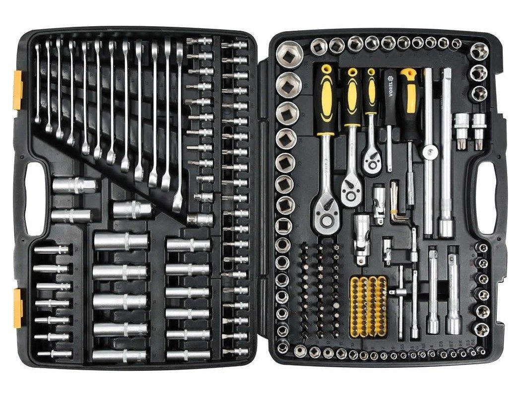 Įrankių rinkinys XXL Vorel 58700 - 1/4'', 3/8'', 1/2'' - 216 vnt