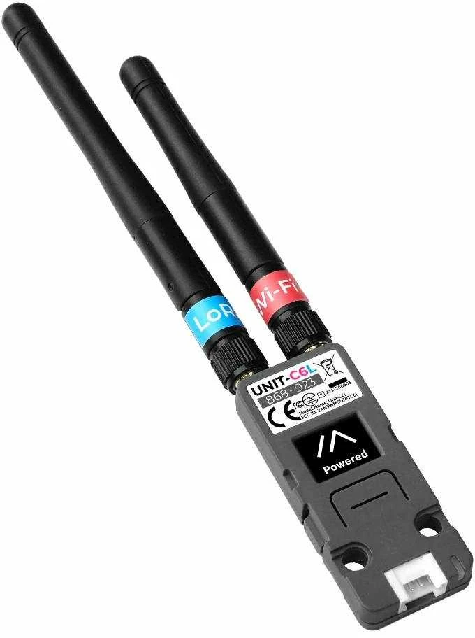 Įrenginys C6L – LoRa modulis, skirtas Meshtastic – SX1262, ESP32-C6 – M5Stack U202