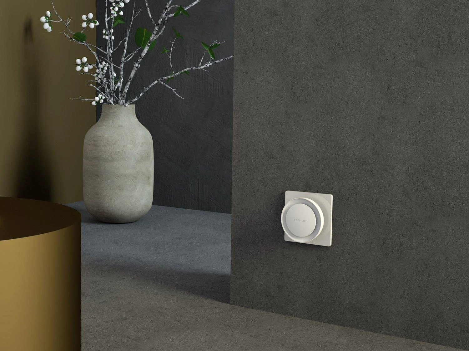 Naktinis šviestuvas Xiaomi Yeelight Plug-in Light Sensor Nightlight 0.5W, 2500K Mi Smart Home
