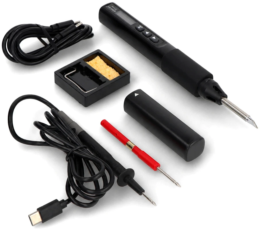 Išmanus nešiojamas lituoklis su multimetru ir įkraunama baterija - USB Type-C PD/QC - 75W - ZOYI ZT-N2