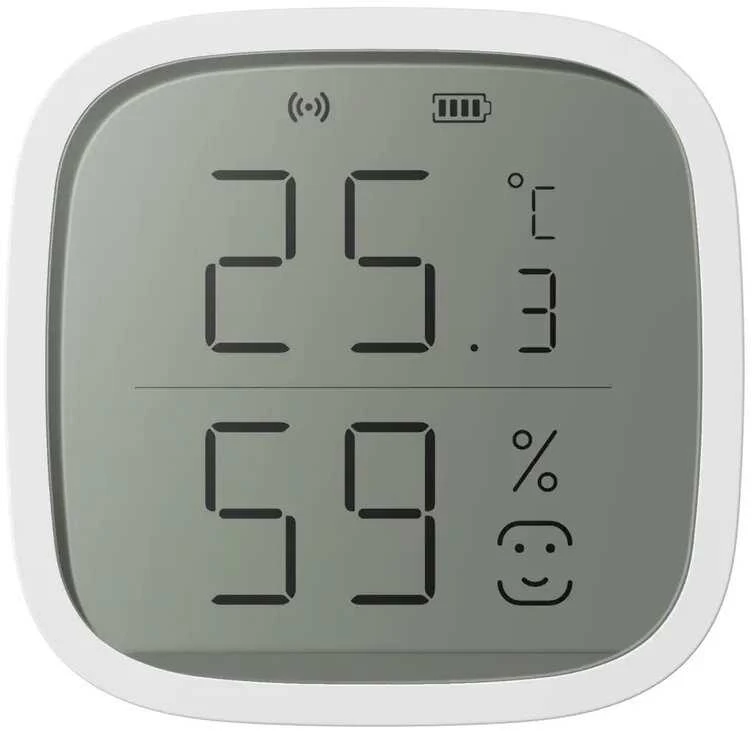 Išmanusis bevielis patalpos temperatūros ir drėgmės jutiklis, ZigBee, baltas, TUYA, Smart Life, Extralink